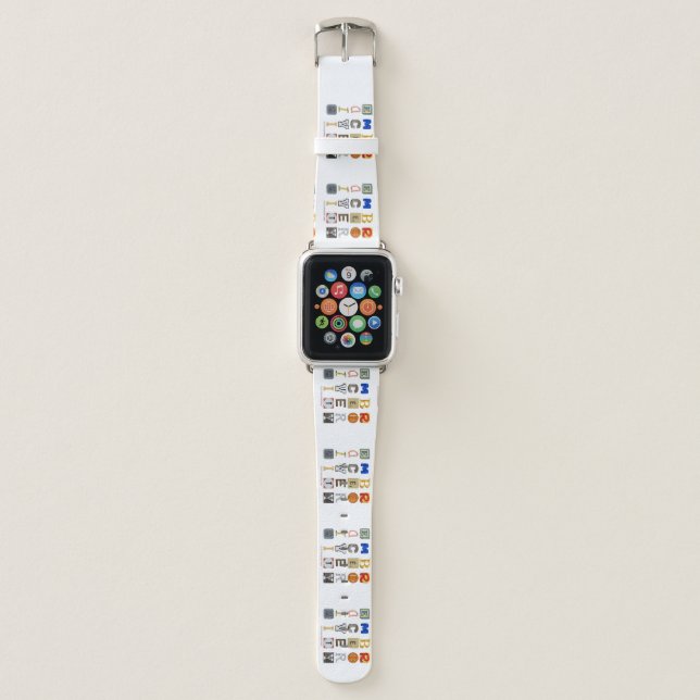 SlipperyJoe embrace diversity metaphor LGBTQIA glo Apple Watch Band (Front)