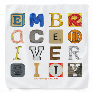 SlipperyJoe embrace diversity metaphor LGBTQIA glo Bandana