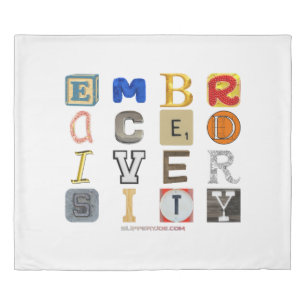 SlipperyJoe embrace diversity metaphor LGBTQIA glo Duvet Cover