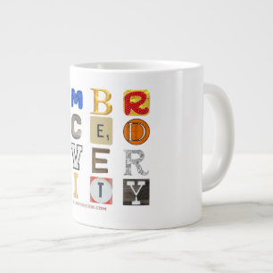 SlipperyJoe embrace diversity metaphor LGBTQIA glo Giant Coffee Mug
