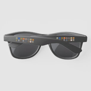 SlipperyJoe embrace diversity metaphor LGBTQIA glo Sunglasses