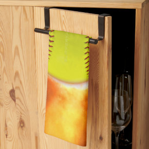 SlipperyJoe, Fireball Raspberry, Softball on fire, Kitchen Towel