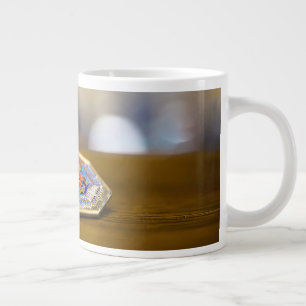 SlipperyJoe Hanukkah dreidel gift octagonal base b Giant Coffee Mug
