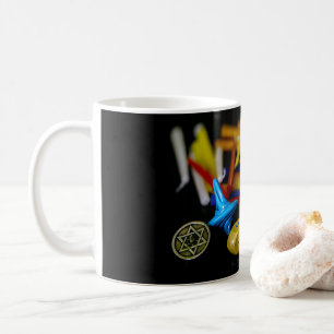 SlipperyJoe Hanukkah symbolic still life holiday e Coffee Mug
