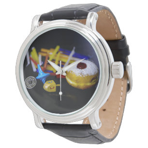 SlipperyJoe Hanukkah symbolic still life holiday e Watch