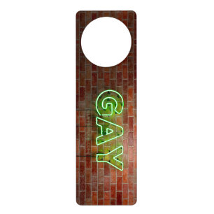 SlipperyJoe illuminated gay neon sign bright vivid