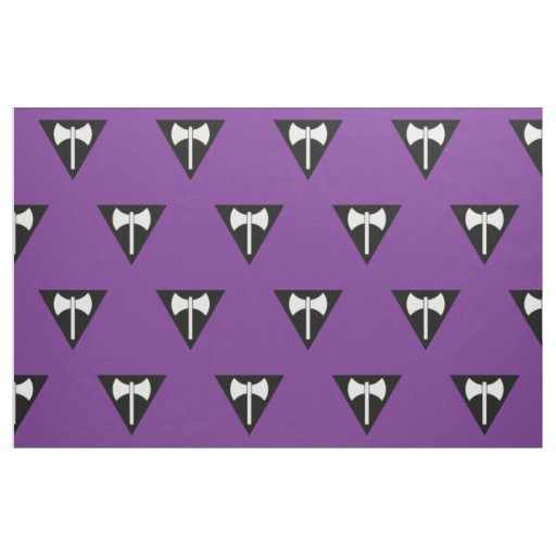 SlipperyJoe lesbian pride flag powerful gay femini Fabric