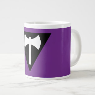 SlipperyJoe lesbian pride flag powerful gay femini Giant Coffee Mug