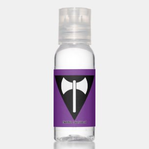 SlipperyJoe lesbian pride flag powerful gay femini Hand Sanitizer