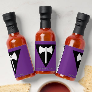 SlipperyJoe lesbian pride flag powerful gay femini Hot Sauces