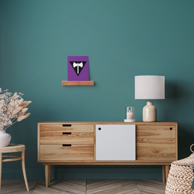 SlipperyJoe lesbian pride flag powerful gay femini Picture Ledge (Living Room)