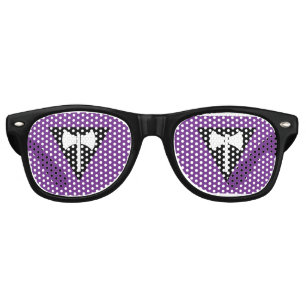 SlipperyJoe lesbian pride flag powerful gay femini Retro Sunglasses
