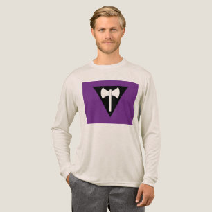SlipperyJoe lesbian pride flag powerful gay femini Tri-Blend Shirt
