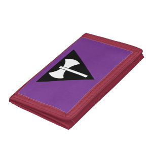 SlipperyJoe lesbian pride flag powerful gay femini Trifold Wallet