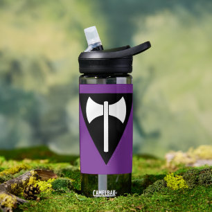 SlipperyJoe lesbian pride flag powerful gay femini Water Bottle