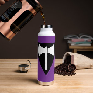 SlipperyJoe lesbian pride flag powerful gay femini Water Bottle