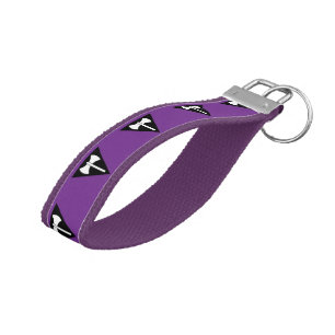 SlipperyJoe lesbian pride flag powerful gay femini Wrist Keychain