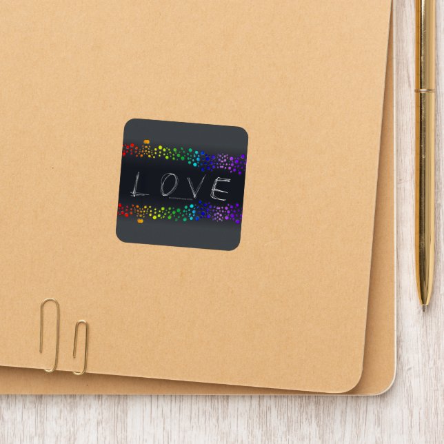 SlipperyJoe love bubbles red orange yellow green c Patch (On Folder)