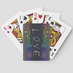SlipperyJoe love bubbles red orange yellow green c Poker Cards