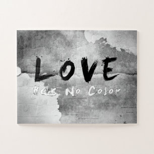 SlipperyJoe love has no color race skin-tone bound Jigsaw Puzzle