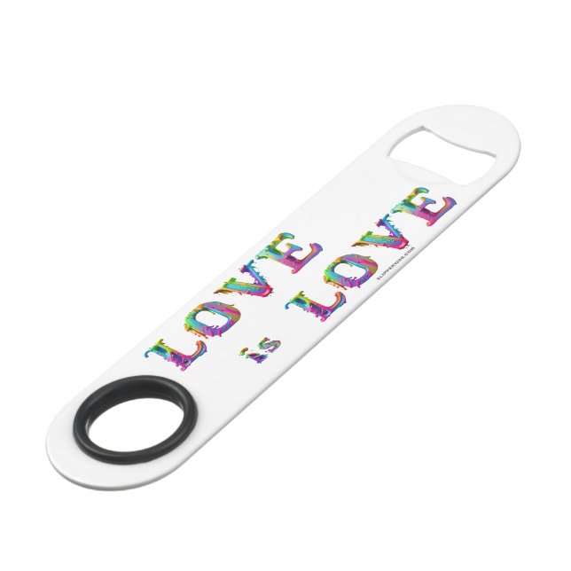 SlipperyJoe love is love dripping melting dynamic  Bar Key (Back Angled)
