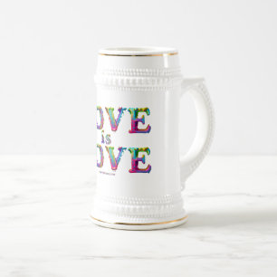 SlipperyJoe love is love dripping melting dynamic  Beer Stein