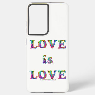 SlipperyJoe love is love dripping melting dynamic  Samsung Galaxy S21 Ultra Case