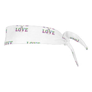 SlipperyJoe love is love dripping melting dynamic Tie Headband