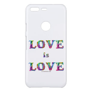 SlipperyJoe love is love dripping melting dynamic  Uncommon Google Pixel Case