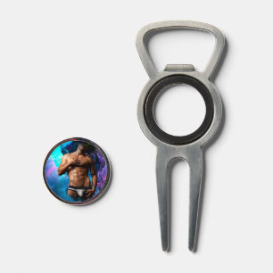 SlipperyJoe muscular man underwear bulge vibrant h Divot Tool