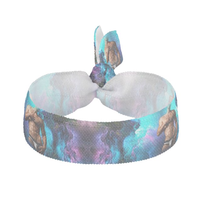 SlipperyJoe muscular man underwear bulge vibrant h Elastic Hair Tie (Front)