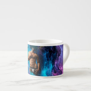 SlipperyJoe muscular man underwear bulge vibrant h Espresso Cup