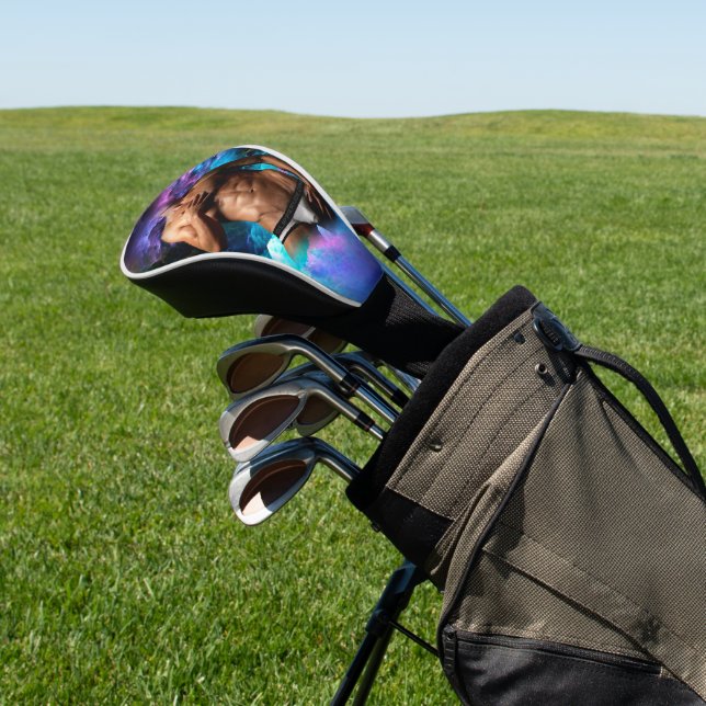 SlipperyJoe muscular man underwear bulge vibrant h Golf Head Cover (In Situ)