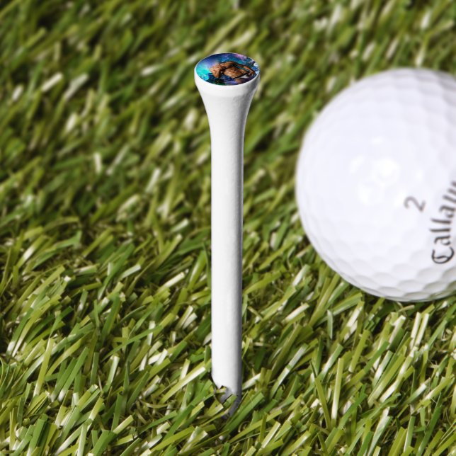 SlipperyJoe muscular man underwear bulge vibrant h Golf Tees (Grass)