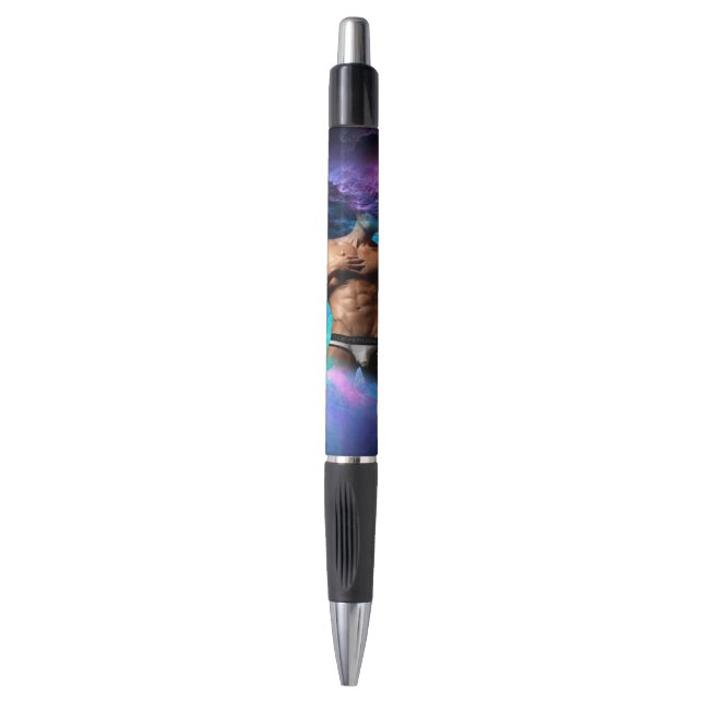 SlipperyJoe muscular man underwear bulge vibrant h Pen (Front Vertical)