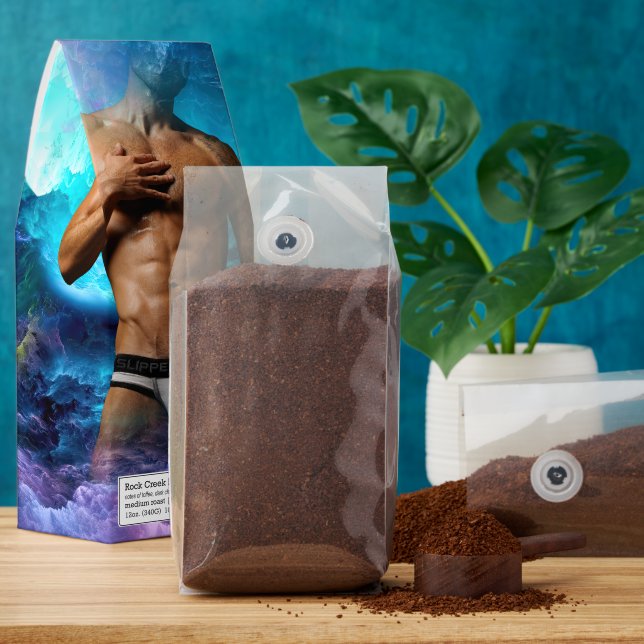 SlipperyJoe muscular man underwear bulge vibrant h Roasted Coffee (Ground)