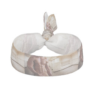 SlipperyJoe shirtless muscular man sixpack abs fit Elastic Hair Tie