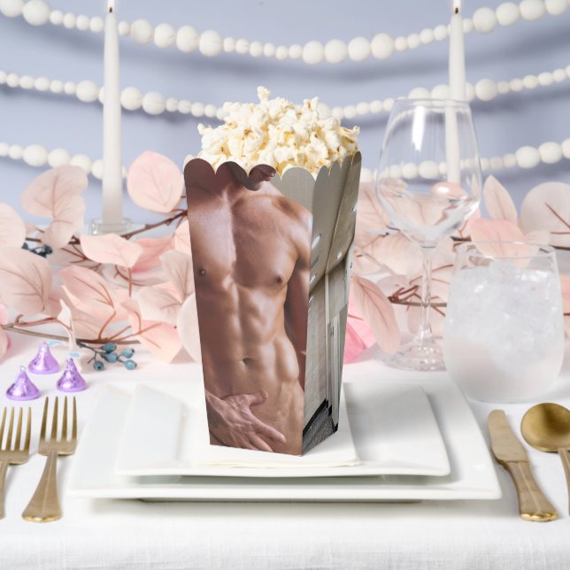SlipperyJoe shirtless muscular man sixpack abs fit Favor Boxes (Wedding)