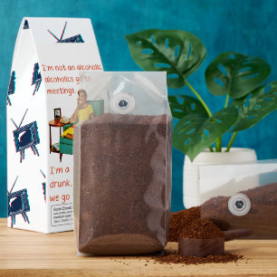 SlipperyJoe socializing drinking party vintage wom Roasted Coffee