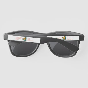 SlipperyJoe socializing drinking party vintage wom Sunglasses