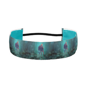 SlipperyJoe terrifying zombie figure isolated omin Athletic Headband