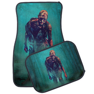 SlipperyJoe terrifying zombie figure isolated omin Car Floor Mat