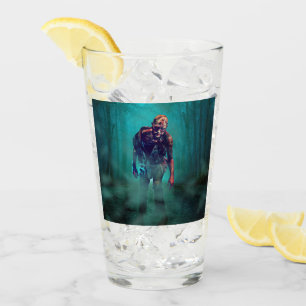 SlipperyJoe terrifying zombie figure isolated omin Glass