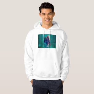 SlipperyJoe terrifying zombie figure isolated omin Hoodie