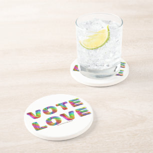 SlipperyJoe vote love equality rainbow-colored fur Coaster