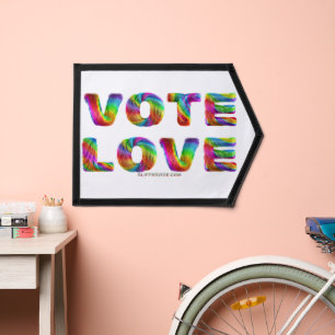 SlipperyJoe vote love equality rainbow-colored fur Pennant