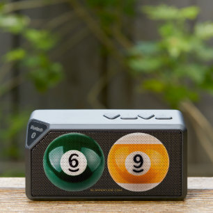 SlipperyJoe's 69 hard pool table two billiard ball Bluetooth Speaker
