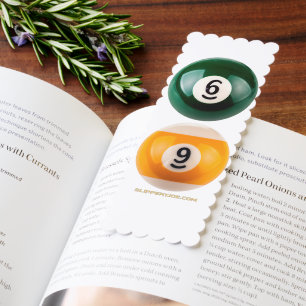SlipperyJoe's 69 hard pool table two billiard ball Bookmarks