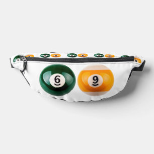 SlipperyJoe's 69 hard pool table two billiard ball Fanny Pack