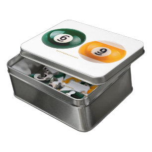 SlipperyJoe's 69 hard pool table two billiard ball Jigsaw Puzzle